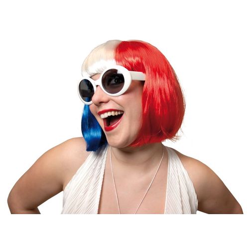 Perruque Tricolore Femme - 47432