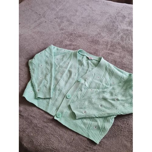 Cardigan Vert D'eau