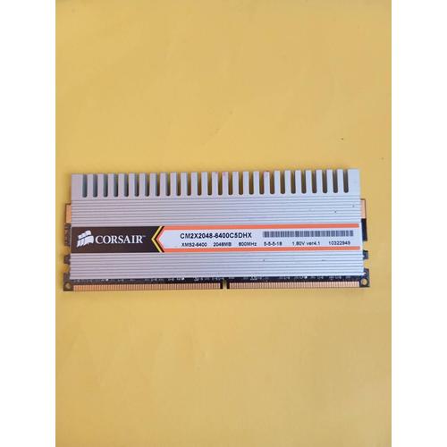 barrette Corsair 2Go DDR2 " CM2X2048-6400C5DHX " XMS2-6400 800MHZ