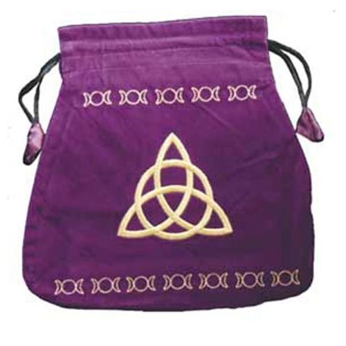 Bourse Velours Violette - Charmed - Velours