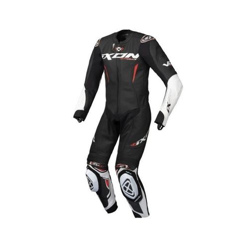 Combinaison Moto Jeune Enfant Ixon Vortex 3 - Noir/Blanc - 8 Ans
