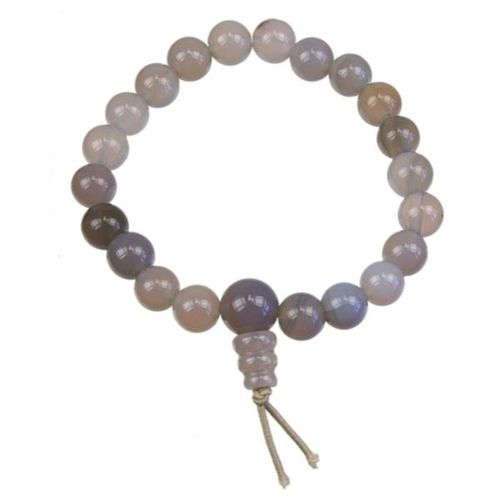 Bracelet Mala Tibétain - Agate Rubanée