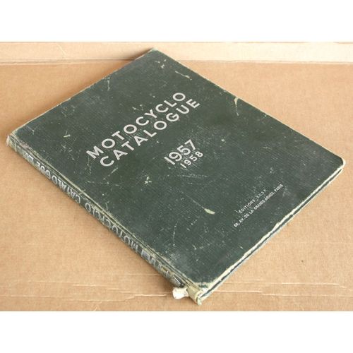 Motocyclo Catalogue 1957 1958 Cycle Motocycle Vélomoteurs Moteurs