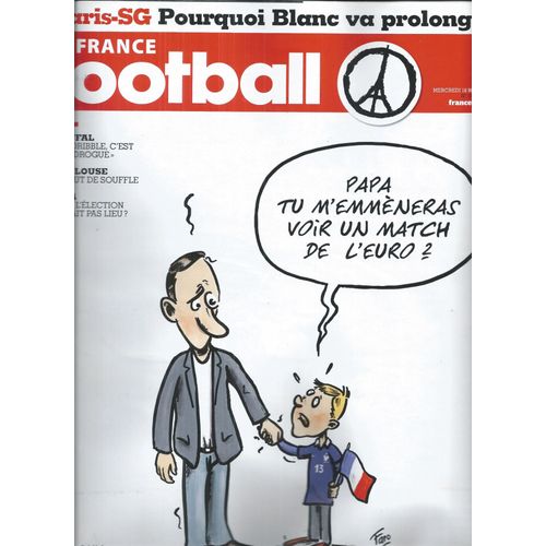 France Football N°3630 Attentats Au Stade De France/ Entraineurs/ Valbuena/ Toulosue/ Pique/ Boufal