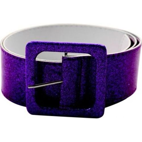 Ceinture Brillante Violette Adulte - 68659