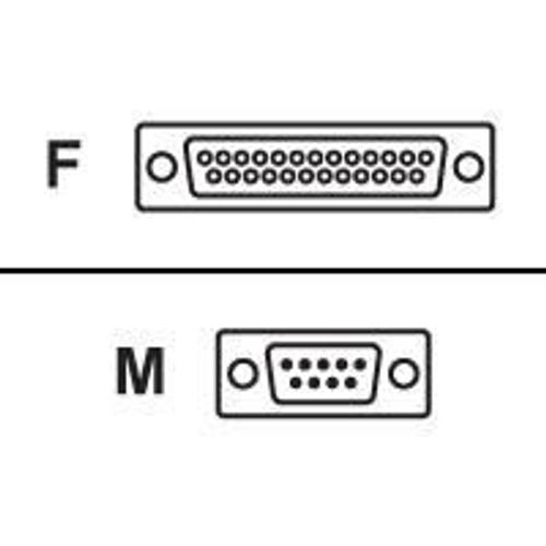 Belkin - Adaptateur série - DB-9 (M) pour DB-25 (F)