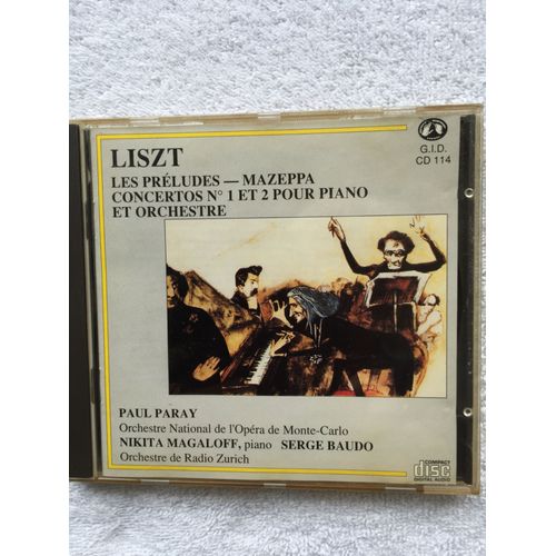 Les Préludes, Mazeppa,Concerto Piano N° 1 Et 2