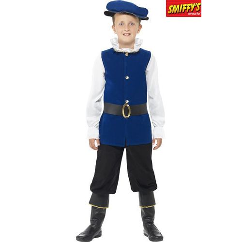 Enfant Tudor Bleu Roi Taille 7/9 Ans