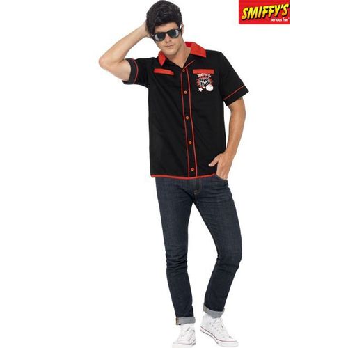 Chemise De Bowling Années 50 Taille : L