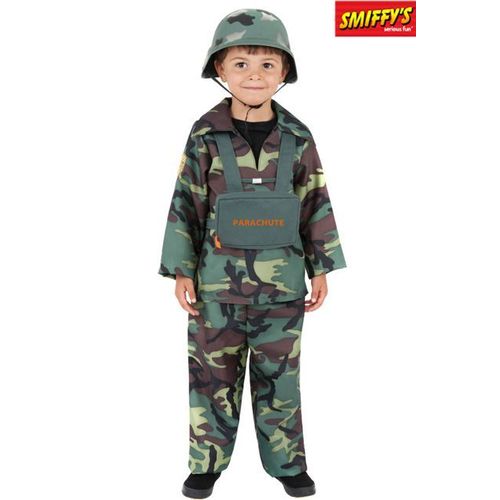 Costume Enfant Parachutiste Taille S 4/6 Ans