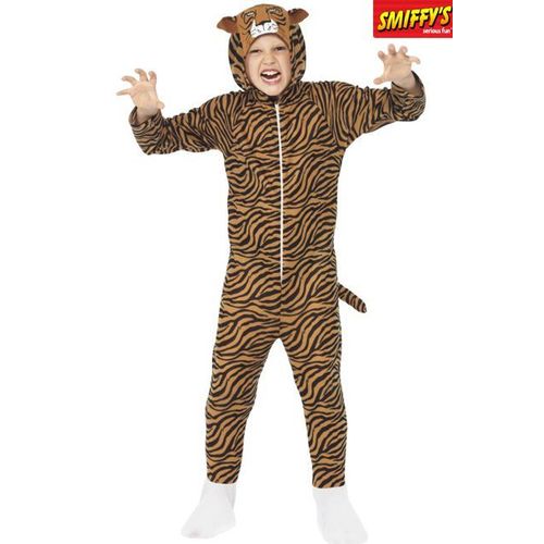 Déguisement Enfant De Tigre Tout En 1 Taille 7/9 Ans