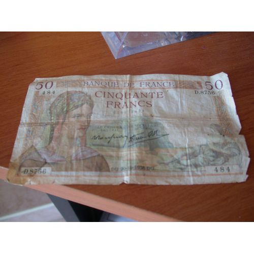 Billet 50fr Céres 1938