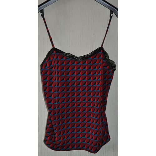 Top Fluide Motif Rouge - Mosquitos - T. 40 - Neuf