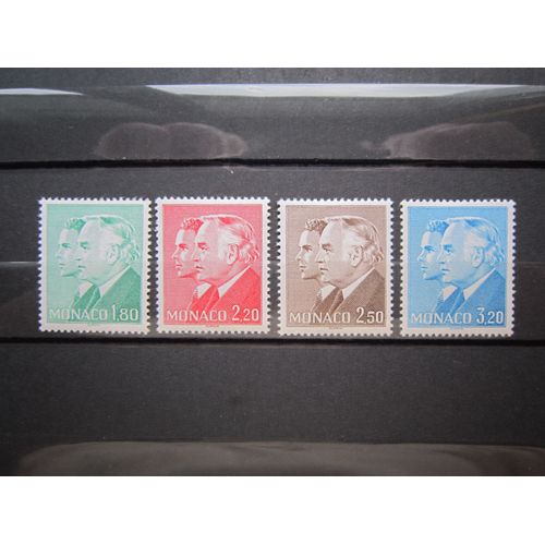 Monaco. Timbres N° 1479-1482 (1985). Serie Courante. Princes Rainier I.I.I Et Albert. Type De 1981