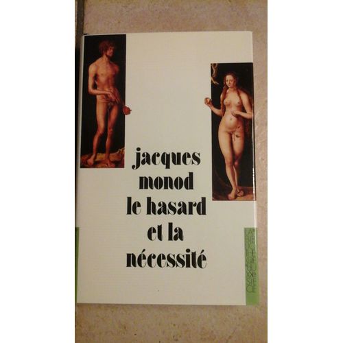 Bibliothèque Du 20ème Siècle Jacques Monod Le Hasard Et La Nécessité 
