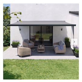 Store Banne Motorisé Naterial Gris 