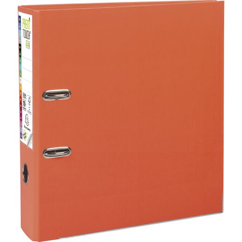 Exacompta - 10 X Classeur ? Levier Prem'touch Int?Rieur Et Ext?Rieur En Polypropyl?Ne - Dos 80mm - A4 Maxi - Orange