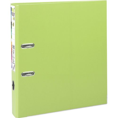 Exacompta - 10 X Classeur À Levier Prem'touch Intérieur Et Extérieur En Polypropylène - Dos 50mm - A4 Maxi. - Vert Anis