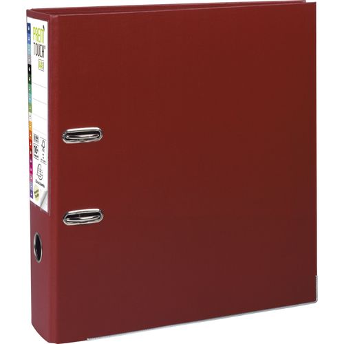 Exacompta - 10 X Classeur ? Levier Prem'touch Int?Rieur Et Ext?Rieur En Polypropyl?Ne - Dos 80mm - A4 Maxi - Bordeaux
