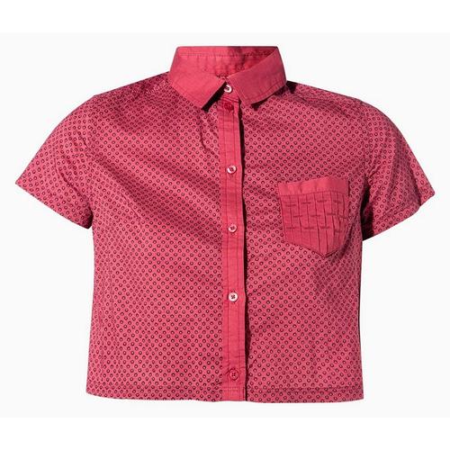 Chemise Cropped Framboise - Creeks - T. 40 - Neuve