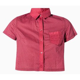 Chemise Cropped Framboise - Creeks - T. 38 - Neuve
