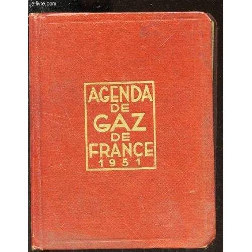Agenda De Gaz De France - 1951.