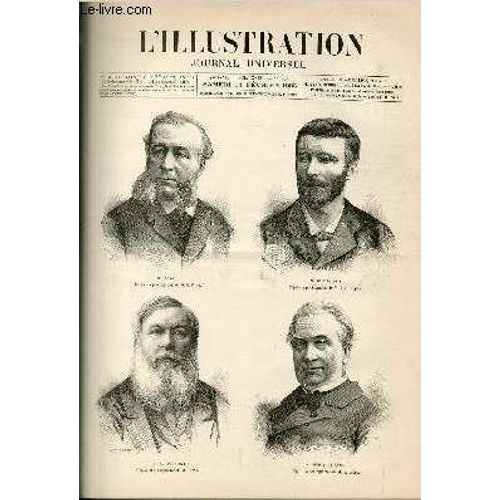 L'illustration Journal Universel N° 2190-Gravures : M. Caro - Olivier Pain - M. Du Sommerard - M. Dupuy De Lôme - L'expédition Du Soudan - Le Concours Agricole De Paris : Les Chemins De Fer ...