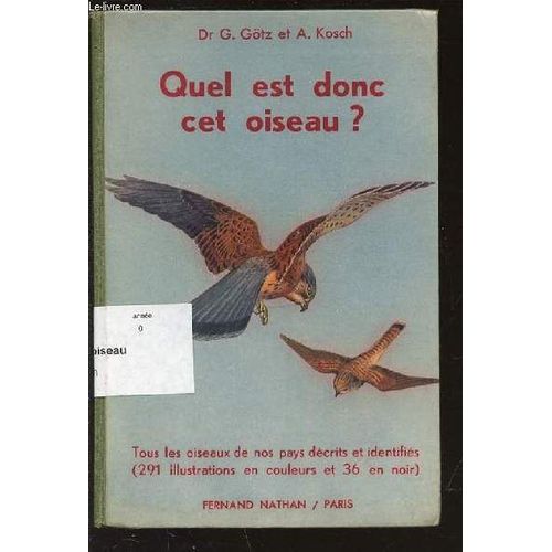 Quel Est Donc Cet Oiseau ?