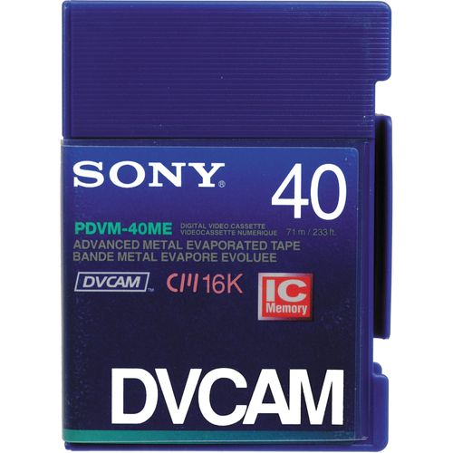 Cassette DVCAM Sony PDVM-40ME avec puce