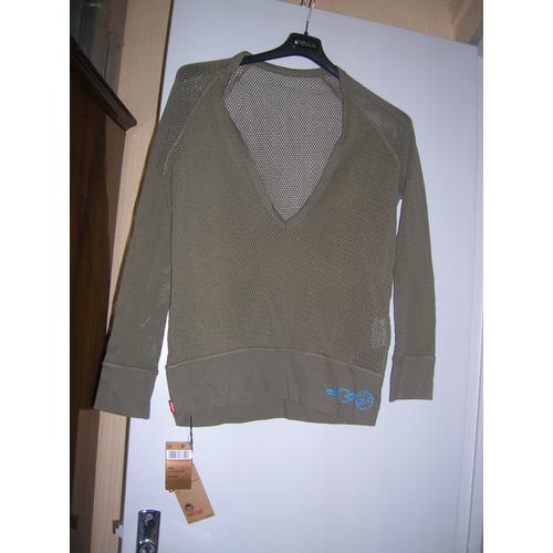 Pull Levi's Col V 100% Coton Taille S.