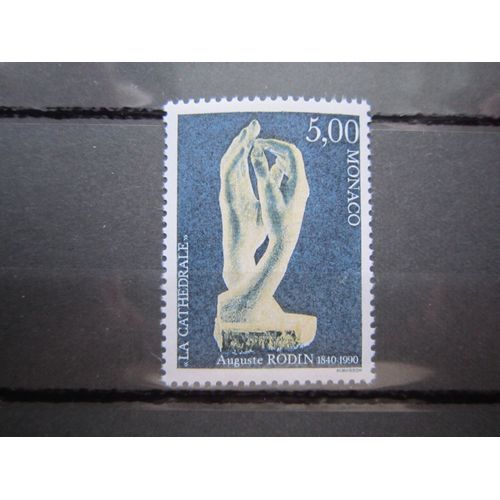 Monaco. Timbre N° 1748 (1990). 150eme Anniversaire De La Naissance Du Sculpteur Auguste Rodin (1840-1917).