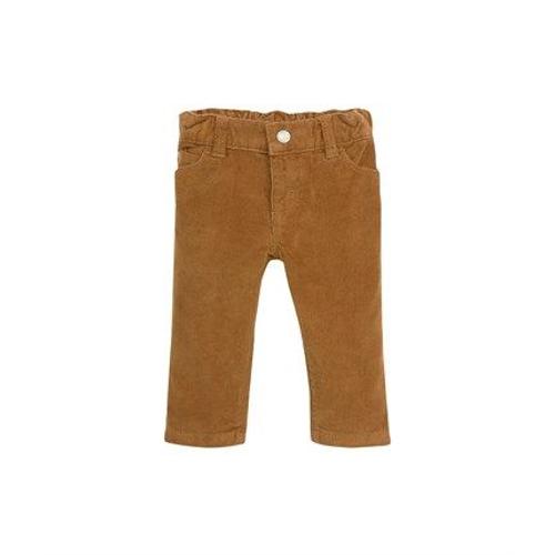 Pantalon Slim Bébé Mixte En Velours Stretch Uni Petit Bateau 