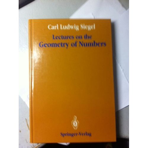 Lectures On The Geometry Of Numbers