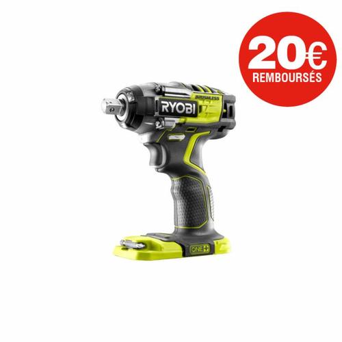 Boulonneuse RYOBI à chocs Brushless 18V ONEPLUS - 4 modes R18IW7-0