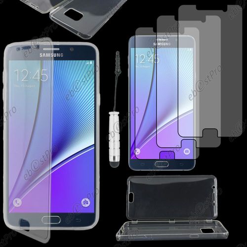 Ebeststar ® Housse Etui Coque Portefeuille Livre Silicone Gel Pour Samsung Galaxy Note5 Sm-N920f Note 5, Couleur Transparent + Mini Stylet 3 Film