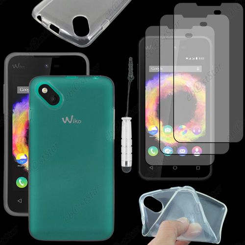 Ebeststar ® Housse Etui Coque Silicone Gel Tpu Souple Ultra Fine 0,5mm Pour Wiko Sunset 2, Couleur Transparent + Mini Stylet 3 Film