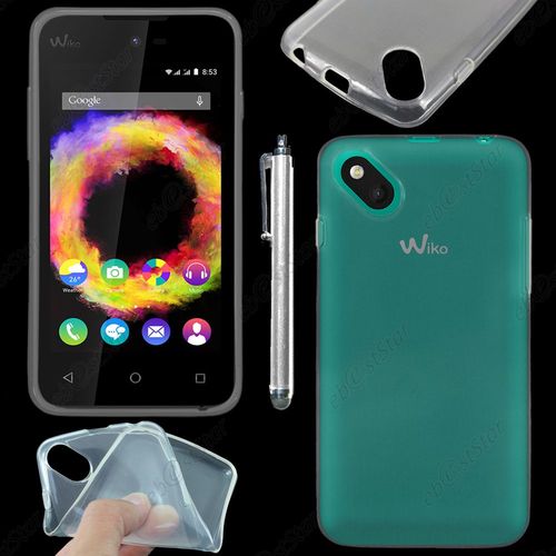 Ebeststar ® Housse Etui Coque Silicone Gel Tpu Souple Ultra Fine 0,5mm Pour Wiko Sunset 2, Couleur Transparent + Stylet + 1 Film Protection D'écran + Lingette