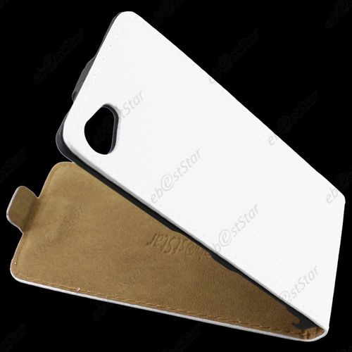 Ebeststar ® Pour Sony Xperia Z5 Compact Etui En Pu Cuir Clapet Ultra Fine Housse Coque, Couleur Blanc + 1 Film Protection D'écran + Lingette