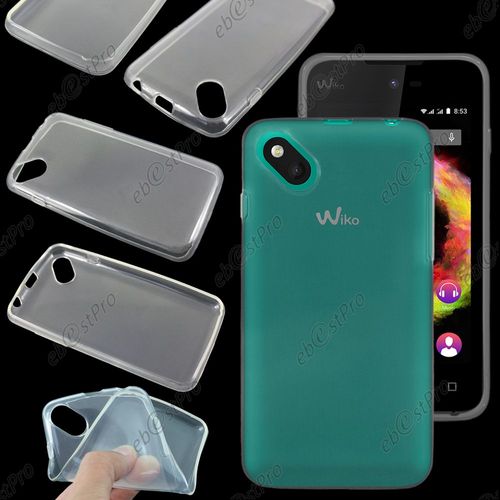 Ebeststar ® Pour Wiko Sunset 2 Coque Silicone Gel Ultra Fine Housse Etui Souple, Couleur Transparent + 1 Film Protection D'écran + Lingette