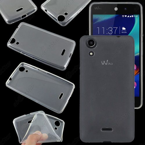 Ebeststar ® Pour Wiko Rainbow Lite 4g Coque Silicone Gel Ultra Fine Housse Etui Souple, Couleur Transparent + 1 Film Protection D'écran + Lingette