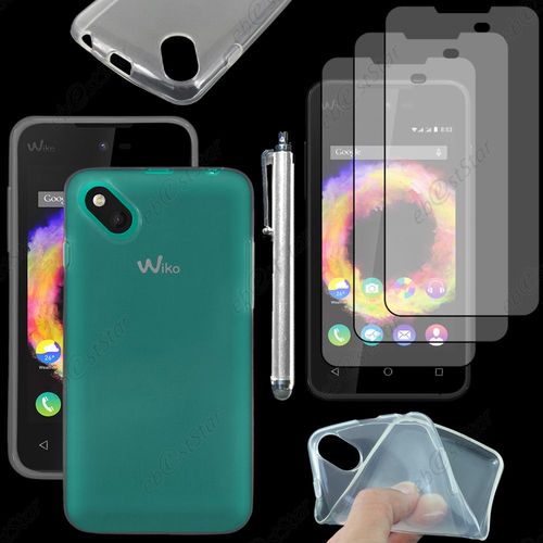 Ebeststar ® Housse Etui Coque Silicone Gel Tpu Souple Ultra Fine 0,5mm Pour Wiko Sunset 2, Couleur Transparent + Stylet 3 Film