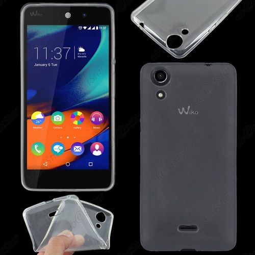 Ebeststar ® Housse Etui Coque Silicone Gel Tpu Souple Ultra Fine 0,5mm Pour Wiko Rainbow Lite 4g, Couleur Transparent + 1 Film Protection D'écran + Lingette