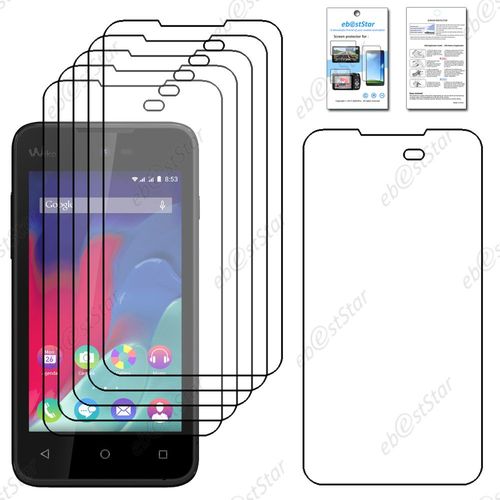 Ebeststar ® Lot X6 Protection Film D'écran Anti Rayures Anti Traces Pour Wiko Sunset 2 + Lingette De Nettoyage / Accessoires Pour La Pose
