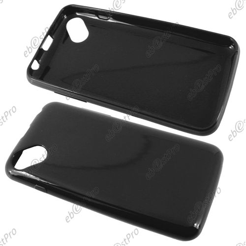 Ebeststar ® Housse Coque Protection Silicone Gel Etui Souple Pour Wiko Sunset 2, Couleur Noir + 1 Film Protection D'écran + Lingette