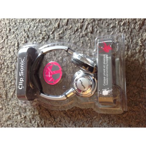 Casque fermé pliant et pivotant Clip Sonic TEC522