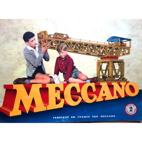 Meccano Manuel D'instruction N°2 De 1957