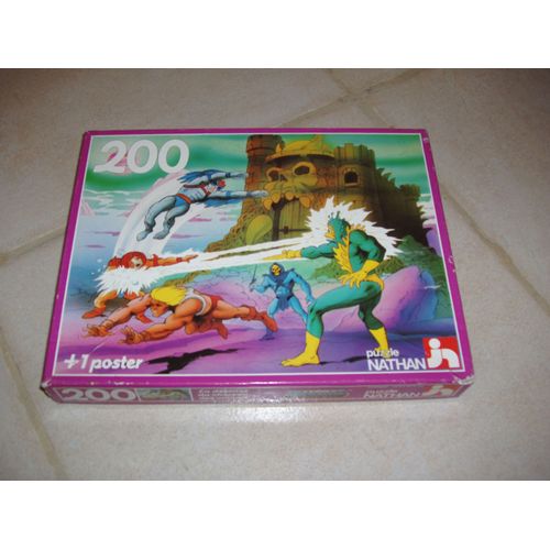 Ancien  Puzzle   Des Années  80  Sur  Le  Theme  Des  Maitres  De  L'  Univers