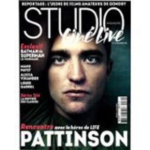 Studio Ciné Live 72 Pattinson James Dean Al Pacino Audrey Hepburn Gondry Xavier Giannoli Muppets 