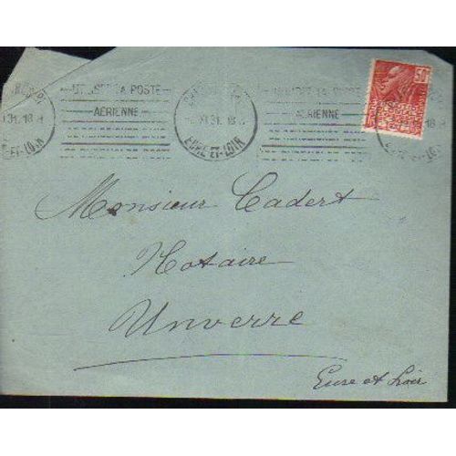 Lettre Ancienne De France / Exposition Coloniale 1931