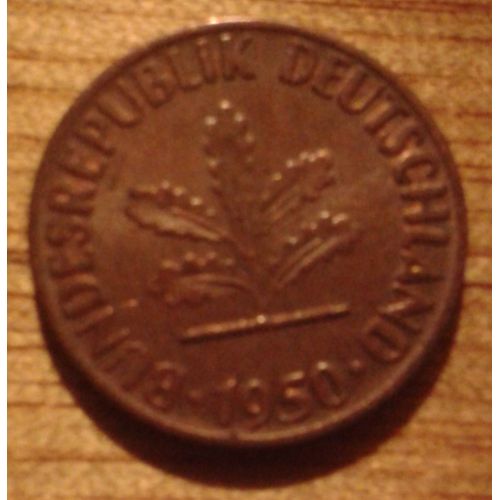 Pièce 1 Pfennig 1950